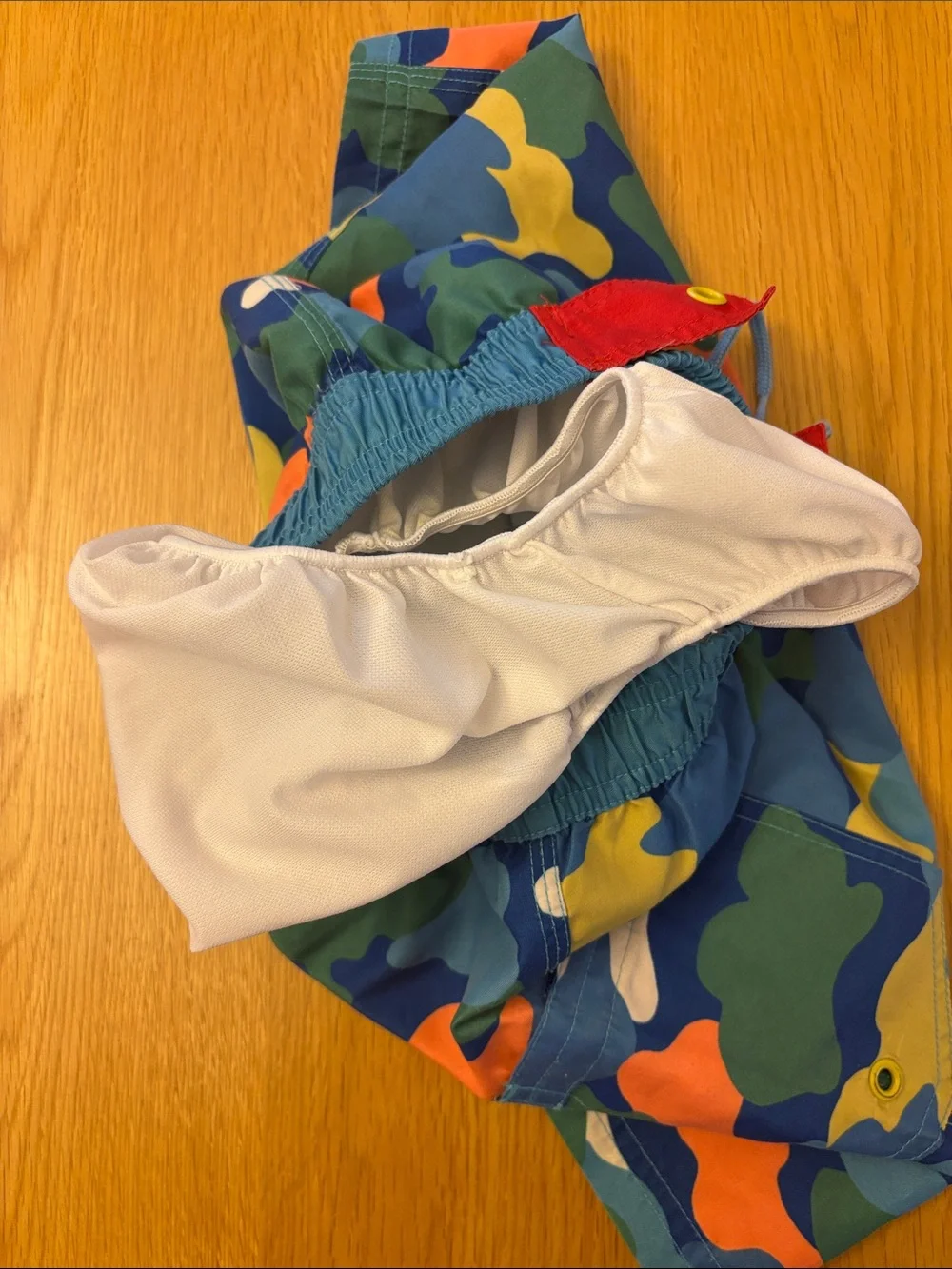 Cath Kidston Boys' Camouflage & Boat Print Swim Shorts - 2 pairs - size 4-5 yrs